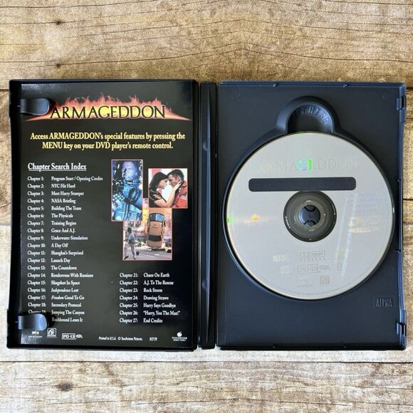 Armageddon (DVD,1998,Widecreen) Bruce Willis, Billy Bob Thornton, Ben Affleck - Picture 2 of 5